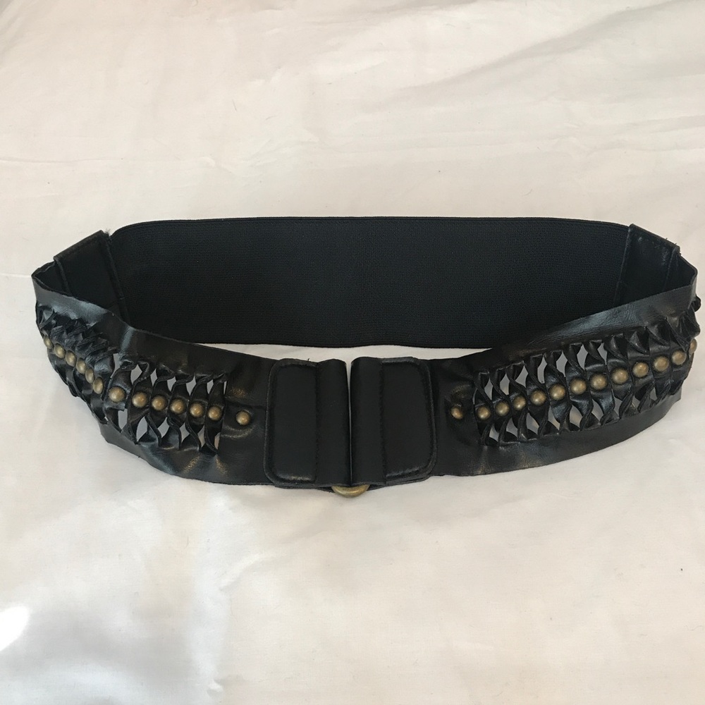 Gold/Black Studded belt